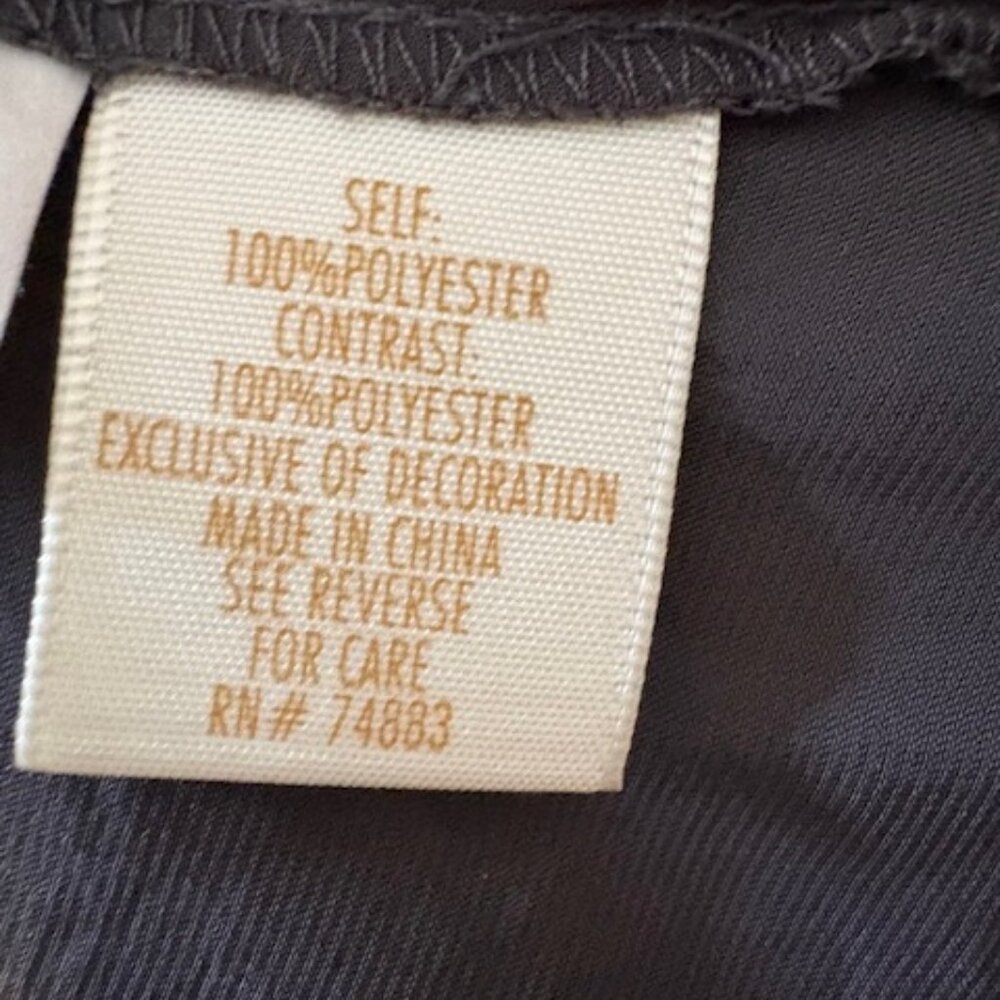 Adiva Women's Sleeveless Charcoal Gray Blouse - PL - Picture 5 of 5